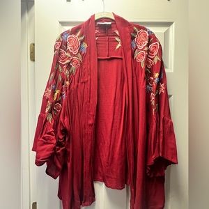 Embroidered Kimono by Umgee